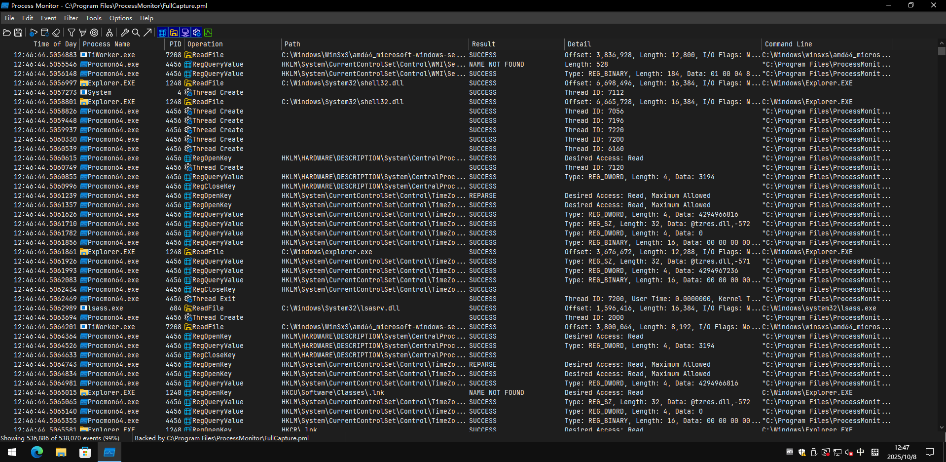 Process Monitor 截图